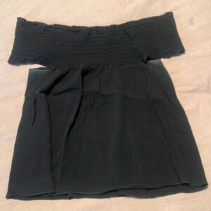 Brandy Melville Black off the shoulder top